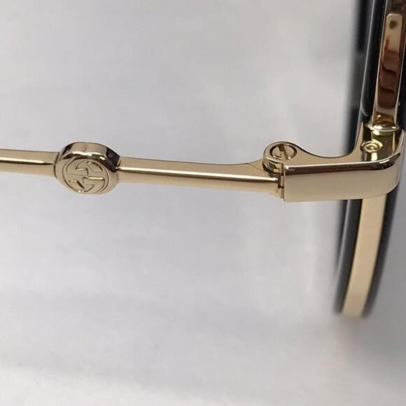 - New Original Gucci GG0062S 001 Gold Sunglasses - Picture 11 of 11
